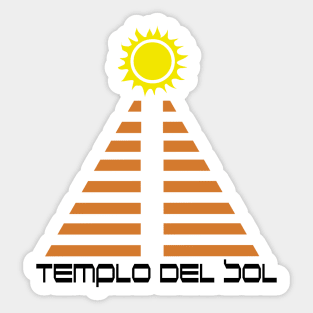 Temple of the Sun Sticker